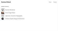 Desktop Screenshot of damianoplebani.com